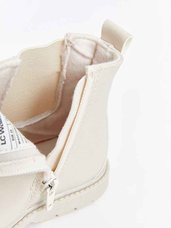 Patterned Velcro Baby Girl Boots