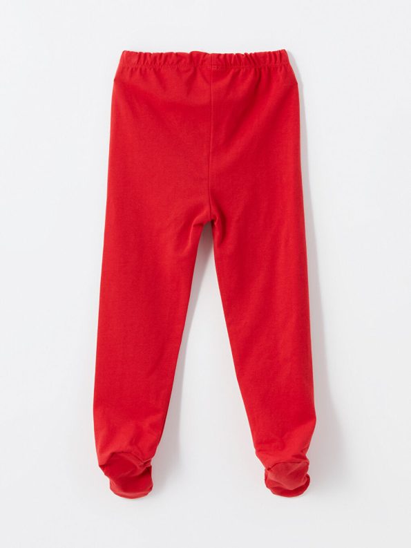 Minnie Mouse Printed Girls' Sweatpants with Elastic Waistband