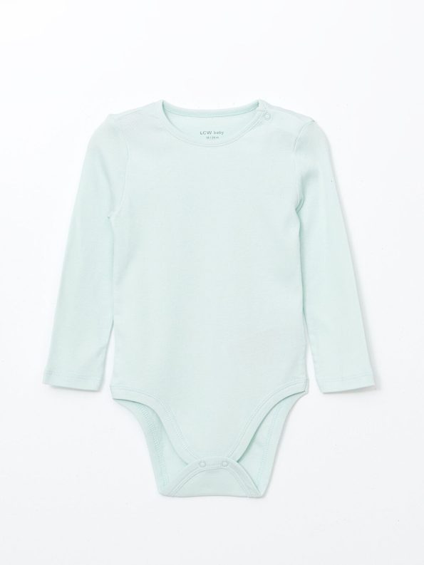 LCW Baby Pink Long Sleeve Girl Baby Bodysuit Set of 3