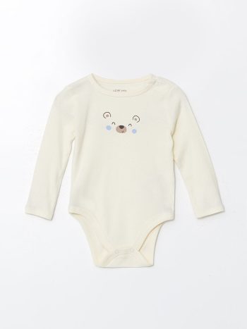 Boys' Printed Crew Neck Bodysuit Set