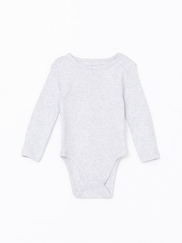 Printed Crew Neck Baby Boy Romper