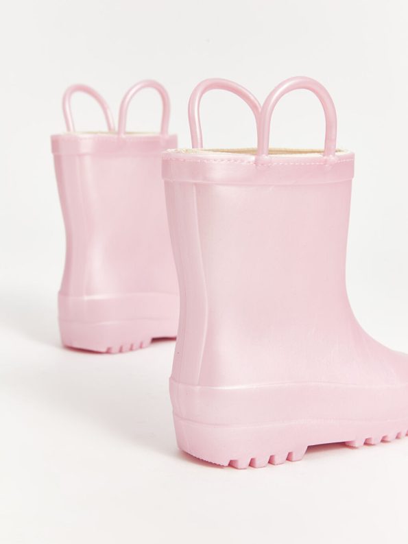 Girl's Baby Slippers with Patch Details