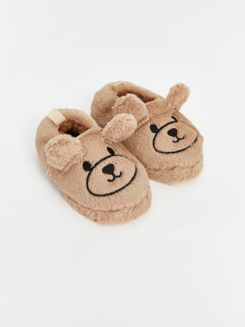 Hooded Baby Boys Plush Romper