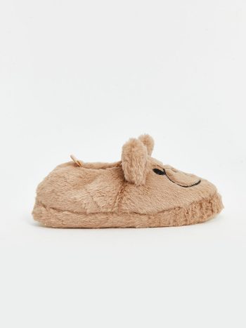 Hooded Baby Boys Plush Romper
