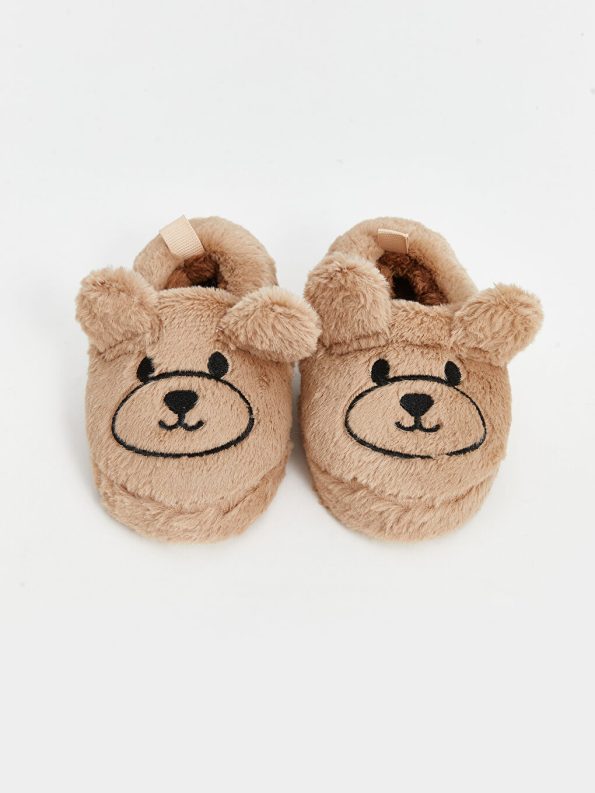 Hooded Baby Boys Plush Romper