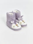 Girl's Baby Slippers with Patch Details