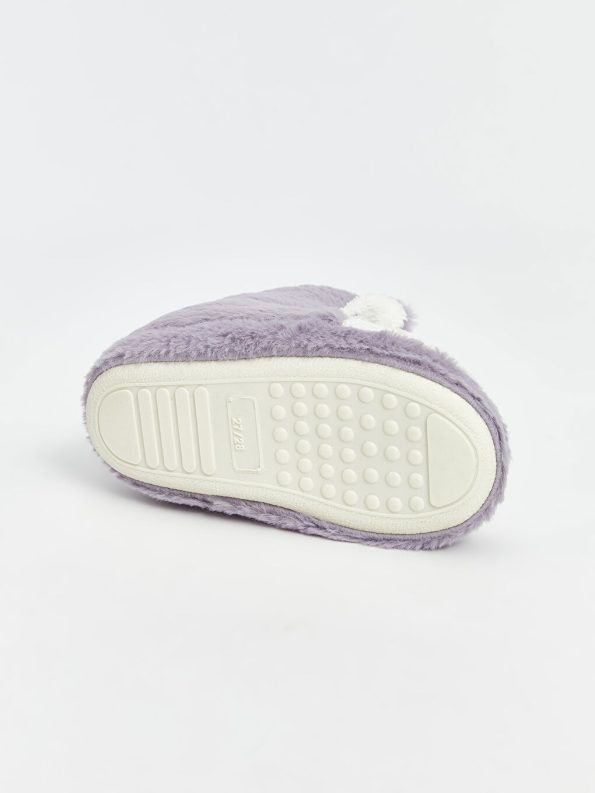 Girl's Baby Slippers with Patch Details