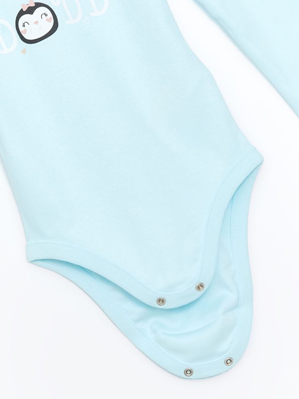 Boys' Printed Crew Neck Bodysuit
