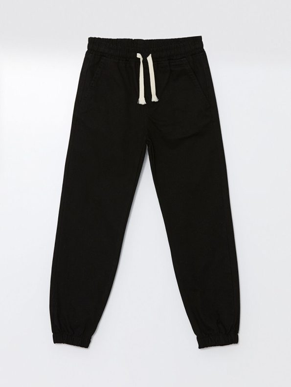 Boys' Elastic Waist Cargo Sweatpants