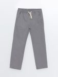 Boys' Thick Jogger Pants with Elastic Waistband