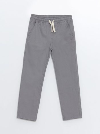 Boys' Thick Jogger Pants with Elastic Waistband