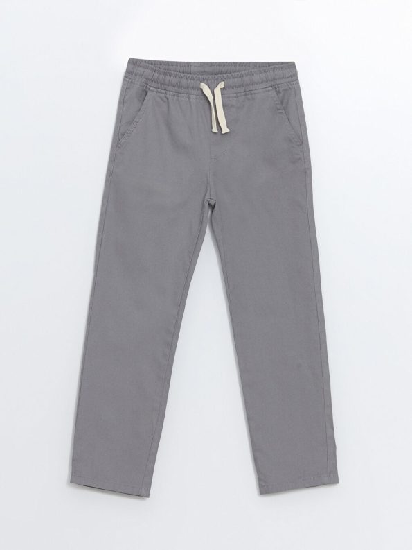 Boys' Thick Jogger Pants with Elastic Waistband