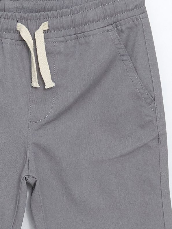 Boys' Thick Jogger Pants with Elastic Waistband