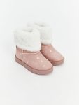 Patterned Velcro Baby Girl Boots