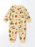 Boys' Printed Crew Neck Baby Bodysuit