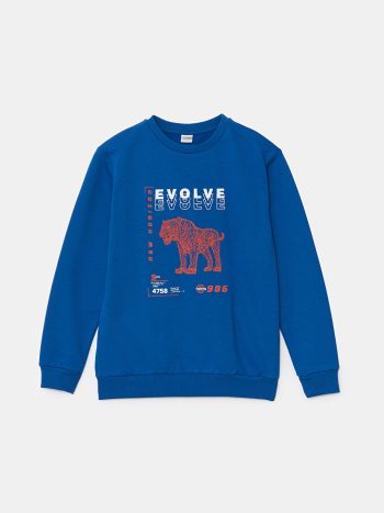 Boys' Short Sleeve Printed Crew Neck T-Shirt