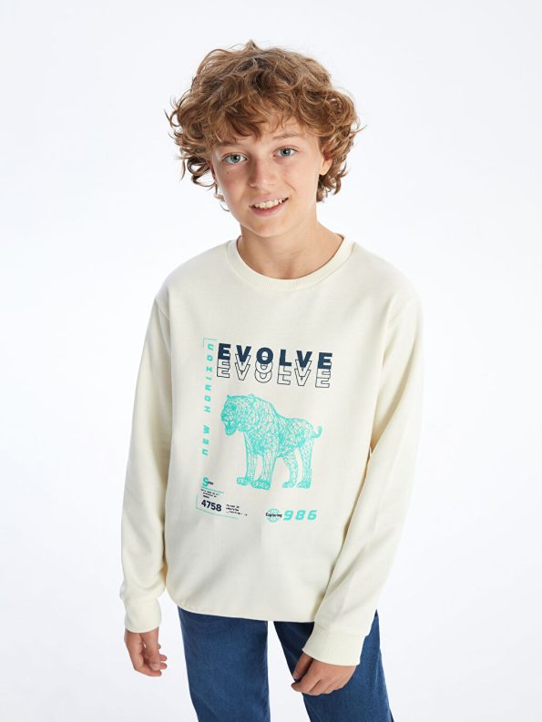 Boys' Crew Neck Sweatshirt
