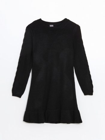 Girls' Thick Crew Neck Sweatshirt