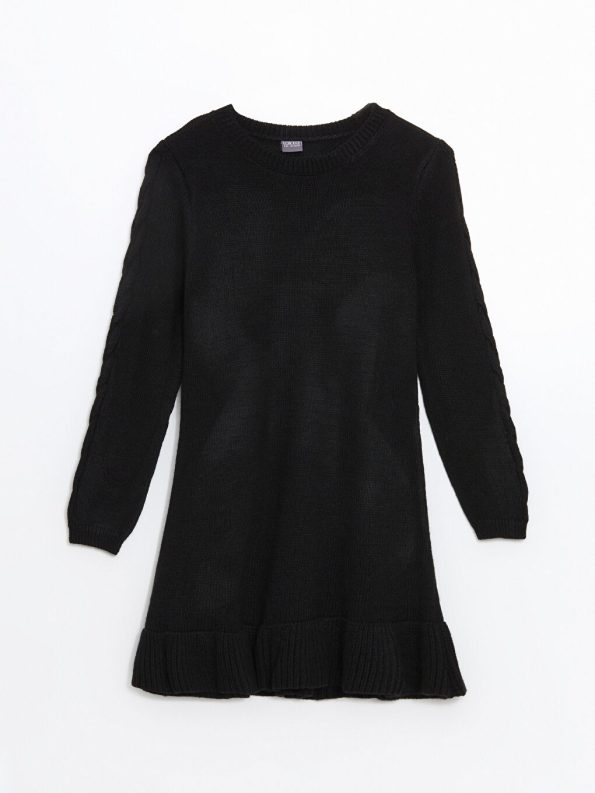 Girls' Thick Crew Neck Sweatshirt