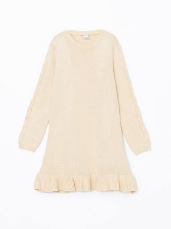 Girls' Thick Crew Neck Sweatshirt