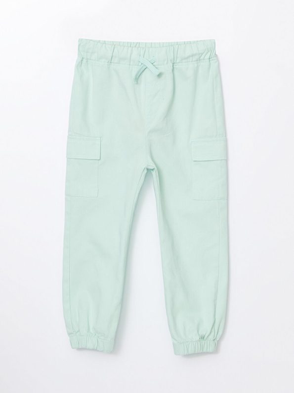Belted Linen Blend Boys' Pants