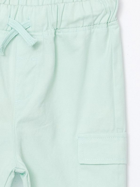 Belted Linen Blend Boys' Pants