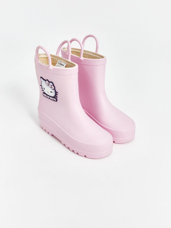 Girls' Baby Slippers with Patch Detail