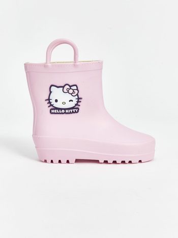 Girls' Baby Slippers with Patch Detail