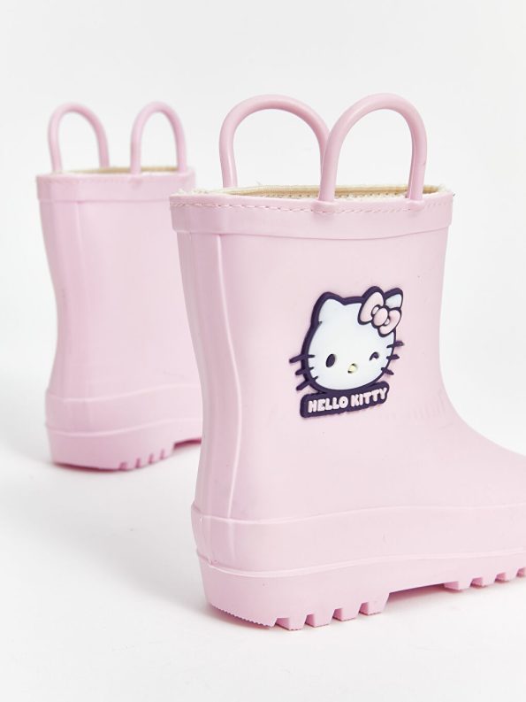 Girls' Baby Slippers with Patch Detail