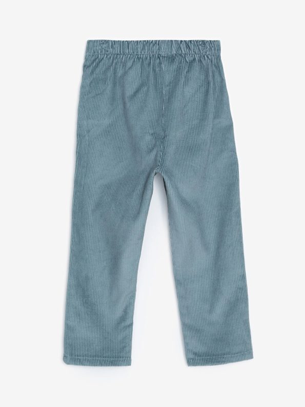 Girls' Elastic Waist Wide Leg Pants