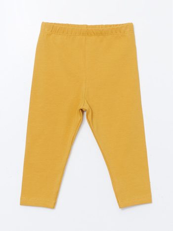 LCW Kids Yellow Elastic Waist Basic Leggings