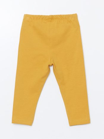 LCW Kids Yellow Elastic Waist Basic Leggings