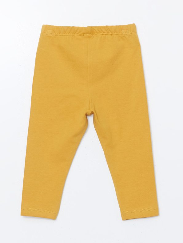 LCW Kids Yellow Elastic Waist Basic Leggings