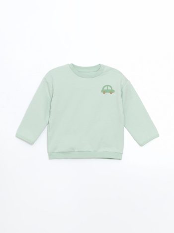 Button-Up Baby Boy T-Shirt and Sweatpants Set