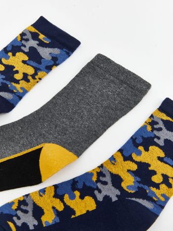 Patterned Boys' Socks Set of 5