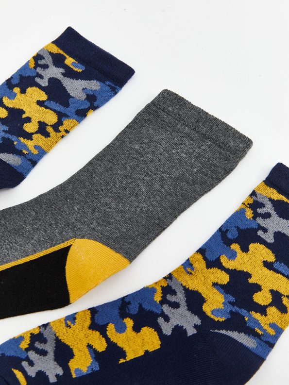 Patterned Boys' Socks Set of 5