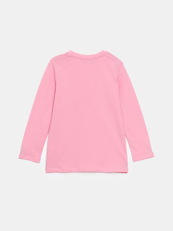 Sponge Bob Printed Crew Neck T-Shirt for Girls