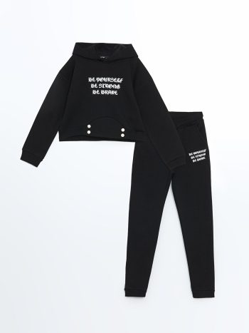 Girls' Long Sleeve Thick Zippered Sweatshirt