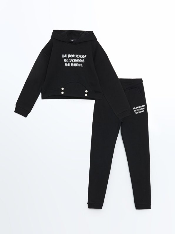 Girls' Long Sleeve Thick Zippered Sweatshirt