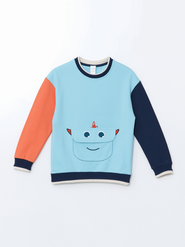 Polo Neck Cotton T-Shirt for Boys