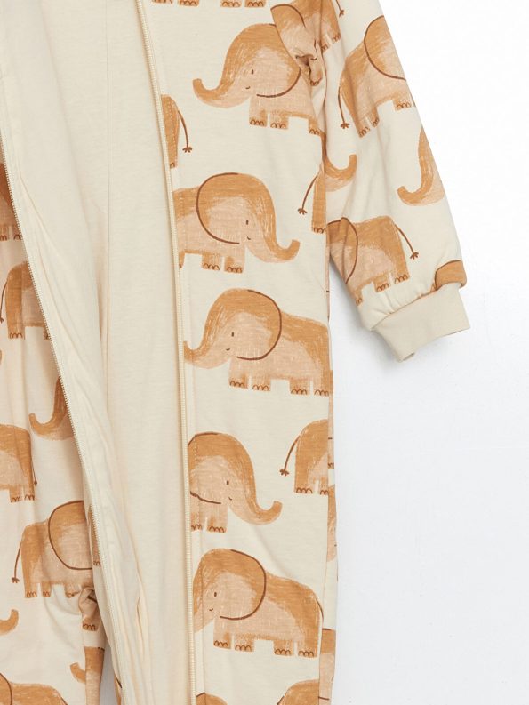 LCW Baby Beige 1.6 Tog Printed Baby Sleep Bag