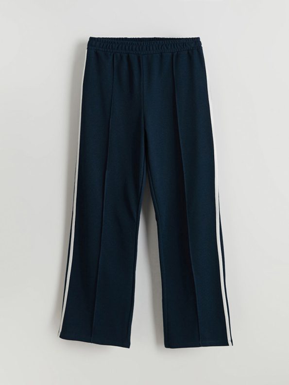 Girls' Thick Jogger Pants with Elastic Waist
