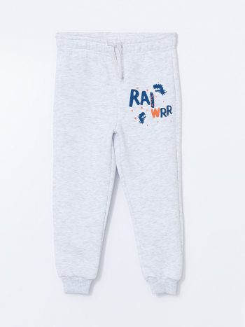 LCW Kids Gray Elastic Waistband Boys' Jogger Pants