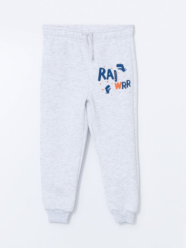 LCW Kids Gray Elastic Waistband Boys' Jogger Pants