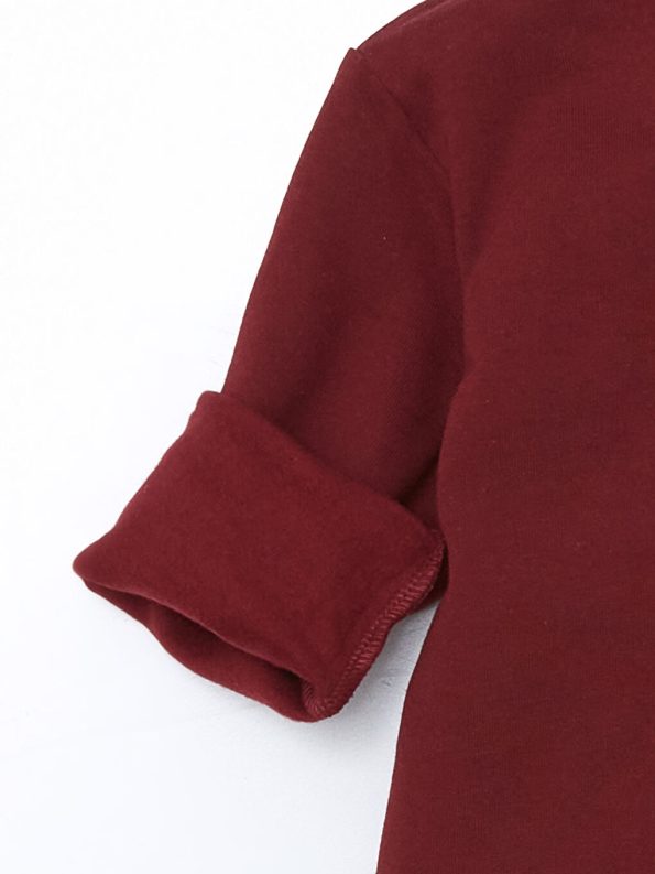 Printed Long Sleeve Crew Neck Sweatshirt for Baby Girls