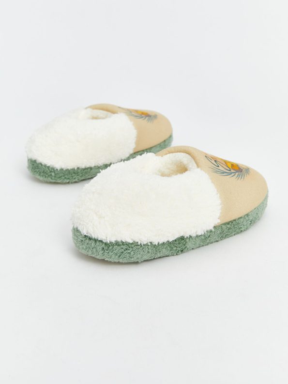 Printed Velcro Baby Boy Slippers