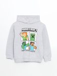 Boys' Thick Sweatshirt with Minecraft Print