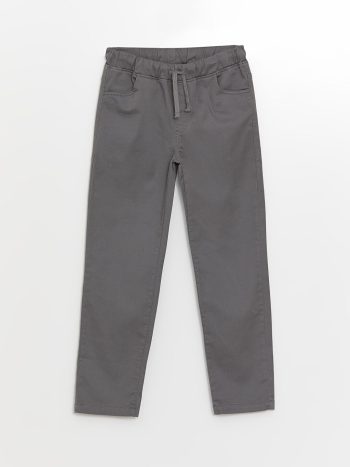 Belted Textured Boys' Pants