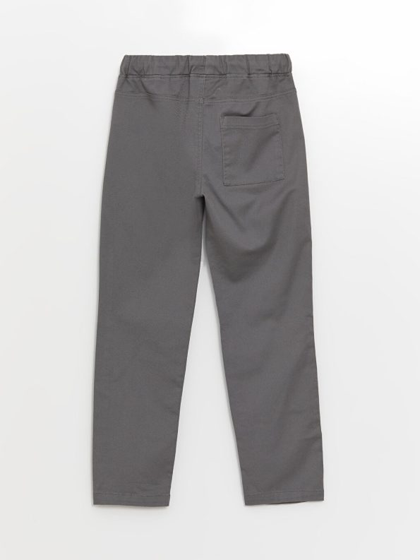 Belted Textured Boys' Pants