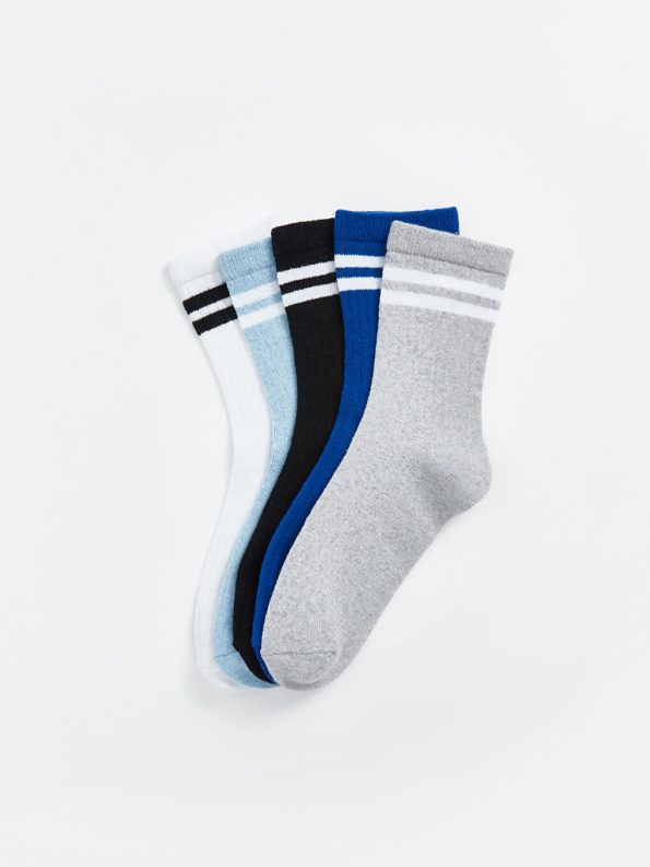 Striped Boys' Ankle Socks Set of 7